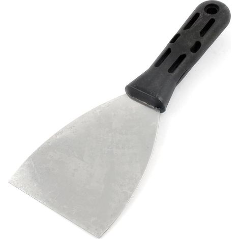 Schwarz Kunststoffgriff Silber Ton Edelstahl 3' 'Breite Kli-nge Dekorieren Malerei Wandspachtel