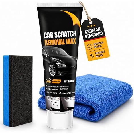 120 g Car Scratch Repair Paste Easy Application Car Polish for Paint and Varnish, Glossy Finish for Car Care (1/5)