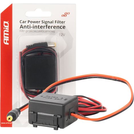 Supresor de interferencias para coche con convertidor DC-DC 12/24V-12V y enchufe AMIO-04101 (1/5)