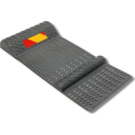 Le TAPIS PARKING - - Aide au stationnement - Stationnement précis et fiable - Muni d'autocollants adhésifs - Noir Fixation au sol - Cale roue - 53x25x5cm - Pour voiture, fourgonnette et camion (1/5)