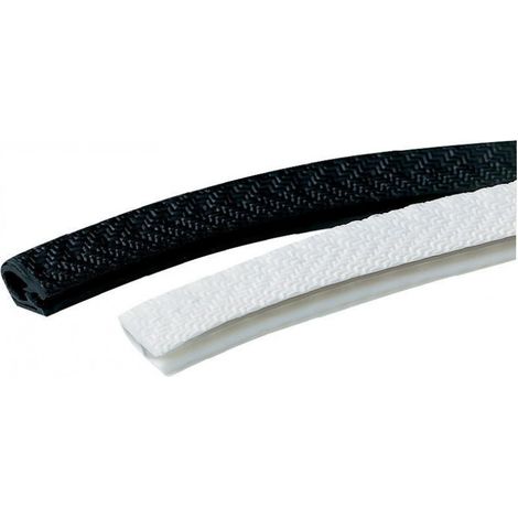 Bordes Negros De Protección Flexible Con Mousse10-30Mm 10X19Mm 50M