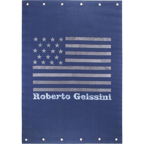 Tapis enfant tissé 120x170 bleu et gris rectangle TATENTMIL