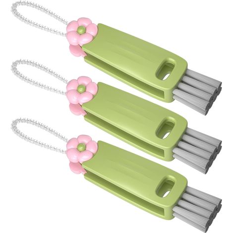 Set de brosses de nettoyage 3 en 1 pour interstices de couvercles de gobelets, brosse à bouteille multifonctionnelle, nettoyeur de fentes de couvercle, outils de brosse à interstices pour cuisine (Mul (1/5)