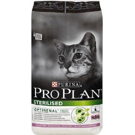 Croquettes Pro Plan OPTIRENAL Chat Stérilisé Dinde : 10 kg