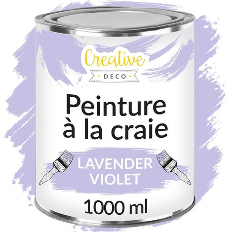 Peinture à la Craie Violet Lavande 1L Mat et Lavable pour Meuble (1/5)