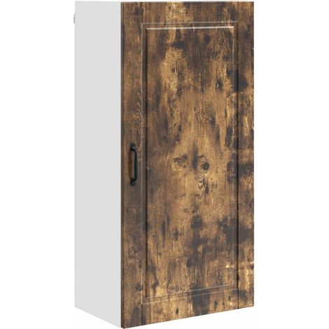 Maison Exclusive - Armadietto a muro PORTO Rovere fumé 50 x 31 x 100 cm
