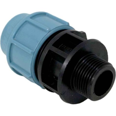 Raccord mâle - Polypropylène - À serrage extérieur - Diamètre 40 mm - M1'1/4