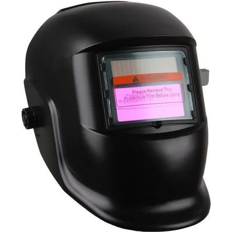 Masque de soudage à assombrissement automatique, teinte variable 9-13, filtre LCD pour soudage à l'arc, TIG et MIG, noir (1/4)
