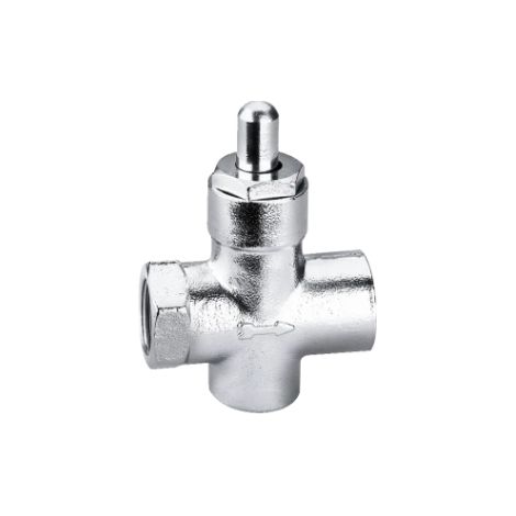 Robinet manomètre gaz, avec bouton d'ouverture 1/4" Caleffi 846002 1/4"