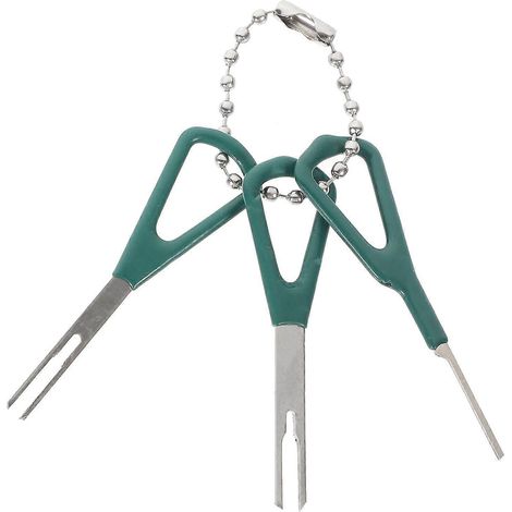 Kit d'outils de retrait de bornes (3 pièces) : outil de déverrouillage des broches des connecteurs de câbles électriques, extracteur de bornes (1/4)