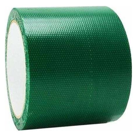 Ruban de réparation spécial bâche - Résistant à la pluie - Ruban adhésif de réparation pour bâche - Pour store - 8 cm - Loneur : 500 cm - Vert (1/5)