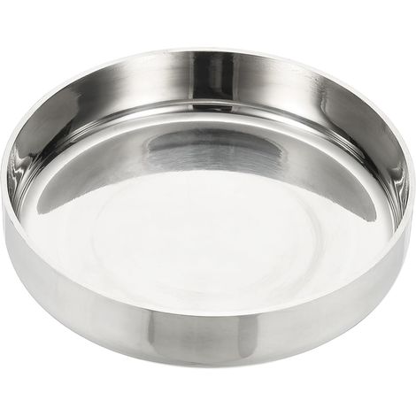 Emboutstuyau45 mmdiamètre extérieur, 2 emboutstuyau plats en acier inoxydable 304 Embouttuyau poli Capuchon rond pour les industriesla plomberie HVAC Tuyauterie métallique - 114mm (1/5)