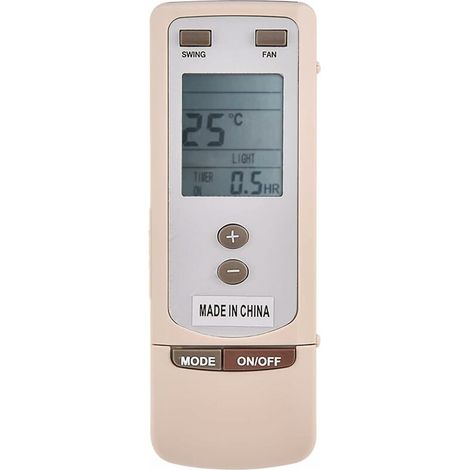 Télécommande Air Con, Télécommande de Remplacement pour Climatiseur Gree Y512 Y502 avec Distance à Distance de 10 M 33 Pieds（1pc） (1/5)