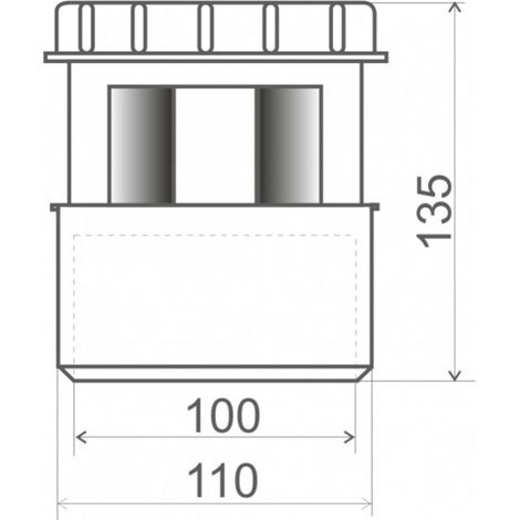 Aérateur à membrane femelle 100-110 - REGIPLAST - AM100