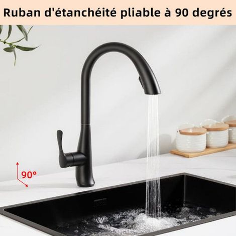 3 Rouleaux Joint Silicone Salle de Bain Imperméable,Ruban Auto-Adhésif Blanc,Joint Baignoire Bande d'étanchéité (320 3,8 Cm) (1/5)