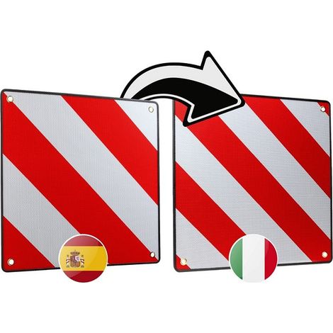 Panneau d'avertissement pour déplacements en Espagne et Italie (1/5)