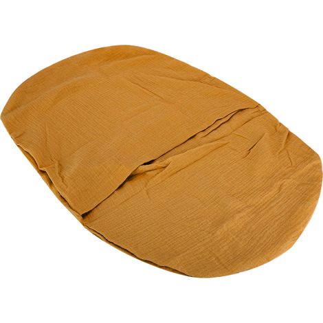 Housse de transat pour nouveau-né respirante, portable et de voyage, amovible, couleur gingembre (1/5)