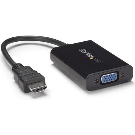 startechcom HD2VGAA2 adaptateur HDMI vers VGA noir