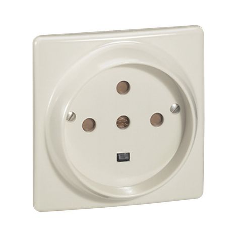 Legrand – Socle 3P+N+T 55817 32A – Sortie latérale par embout – Avec serre-câbles pour câble Ø6mm à 20mm – Éclips de protection (1/4)