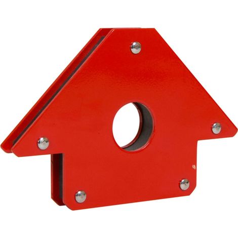 SQUADRA MAGNETICA 125 MM MAGNETE PERMANENTE SALDATURA SALDATRICE INVERTER saldare