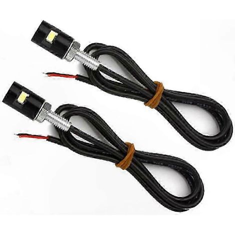 Universelle LED-Kennzeichenleuchte 5630, Schraubenpaar und Bolzen für Rückleuchten an Lkw, Quads, Motorrädern, ATVs, SUVs und Wohnmobilen (1/5)