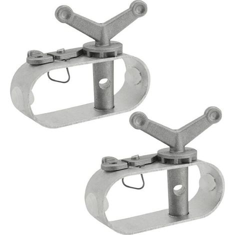 Bardusch-2pcs Tendeur de Câble de Serrage pour Bâche de Piscine treuil de Couverture de Piscine, Treuil construit en Aluminium pour Piscine, Tendeur Couverture Piscine 8x2x6.4cm (1/5)