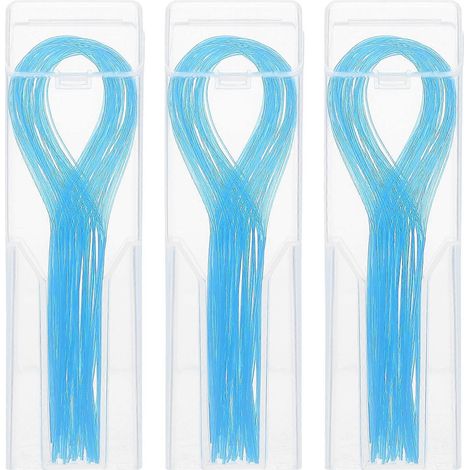150 enfile-fils dentaires portables-8.50X2.50X0.05CM-Blue (1/3)