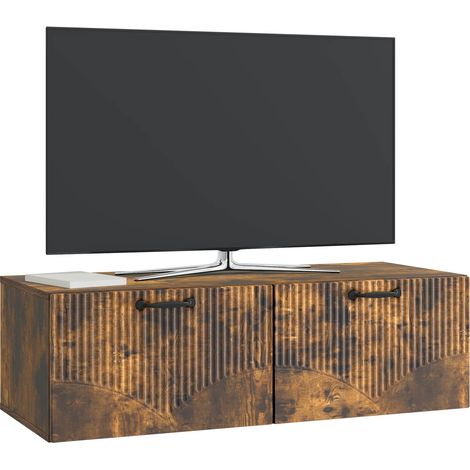 Maison Exclusive - Mobile Porta TV da Muro Rovere Fumo 98 x 41 x 30 cm (1/5)