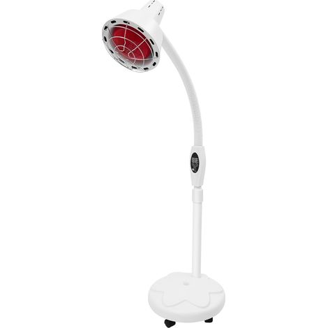 Lampe Infrarouge 275W, Lampe Chauffante Infrarouge, Lampe avec Télécommande, Hauteur Réglable 49-63'' et Rotation 360°, Écran LED, Roulettes Silencieuses Pour Salon de Beauté, Spa, Domicile (1/5)