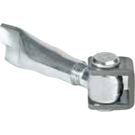 Gond de portail à chape à sceller zinc M24 - COMMUNELO - 125-M24