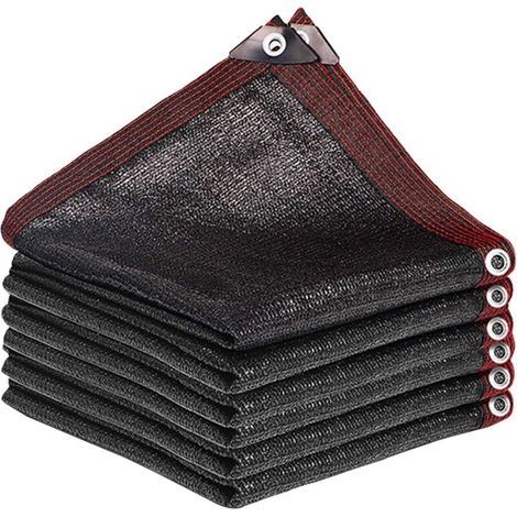 Filet anti-pollution noir avec protection UV Ojales pour tonnelle, jardin, serre, extérieur 5 x 6 m