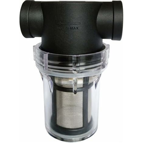 3/4-Zoll-Rohrleitungsfilter für Wasserpumpe mit 80-Maschen-Edelstahlfilter (1/4)