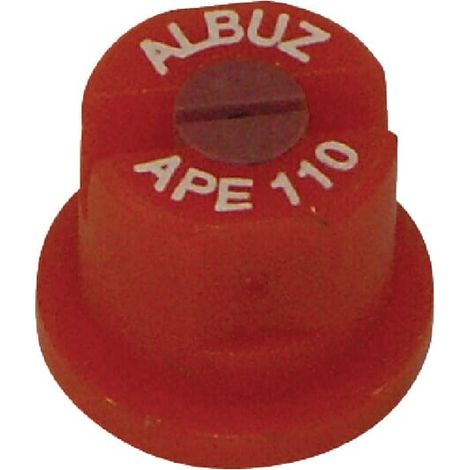 Tobera est谩ndar doble chorro plano APE 110掳 02 naranja cer谩mica Albuz ALBUZ APE110ORANGE