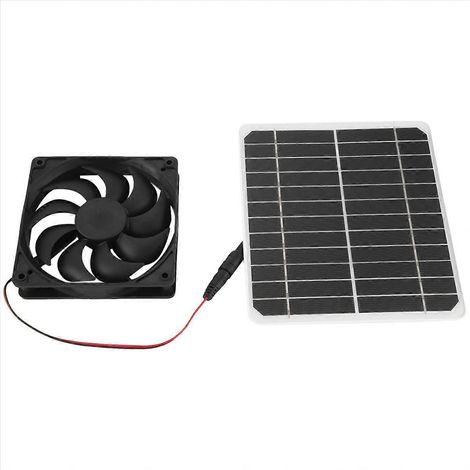 Panneau solaire ventilateur kit 15 W solaire ventilateur évacuation extérieur waterproof (1/5)