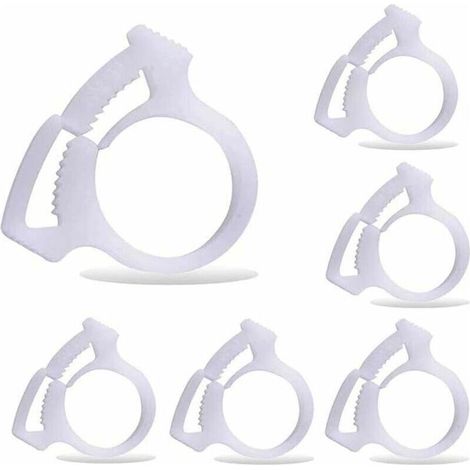 6 pièces B15 pinces de fixation du tuyau de balayage de piscine, convient pour le nettoyeur de piscine Polaris 180 280 360 380 480 (1/5)