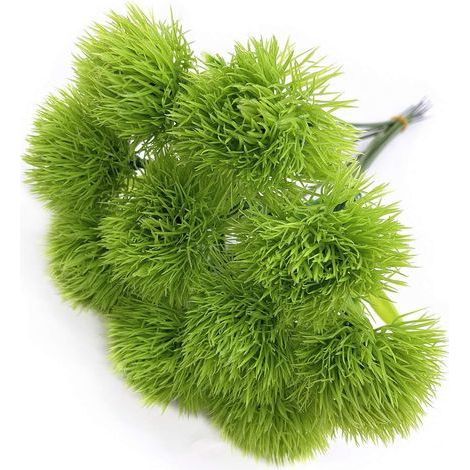 Fleurs De Pissenlit Artificielles, Plantes En Plastique Arbustes Buissons Faux Herbe De Mariage Intérieur Extérieur Maison Jardin Véranda Centres De Table Arrangements Décoration De Fête Plant (1/5)