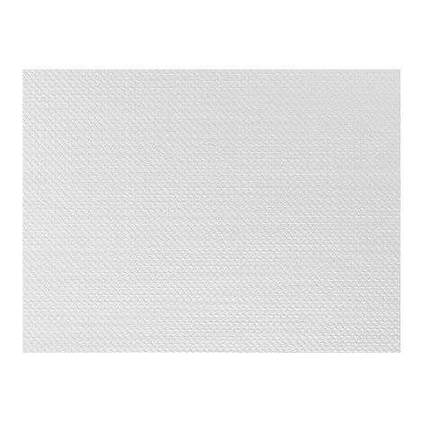 Nappe en papier blanche ronde gaufrée diam 148 cm