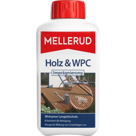 Mellerud – Imprégnation pour WPC – Protection longue durée avivant les couleurs, 0,5 l