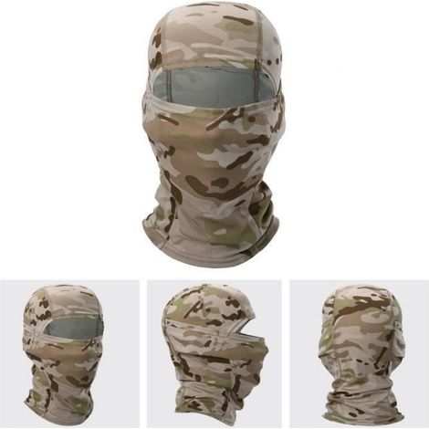 Cagoule - Visage Complet - Camouflage CP - Pour Cyclisme Moto Airsoft Ski - 1 Pièce (1/4)