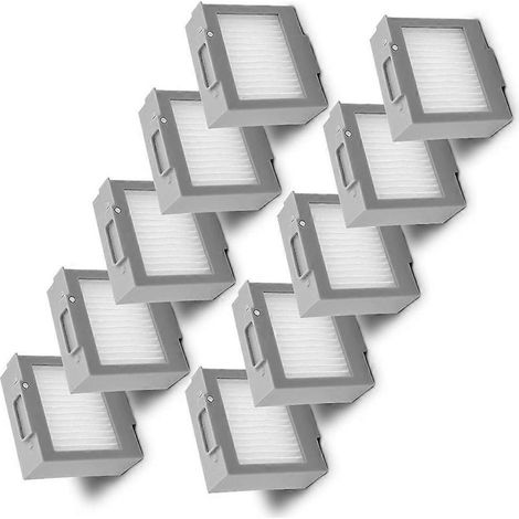 Filtro HEPA di ricambio per l'aspirapolvere robot iRobot Roomba Max 705 Vac Plus 504 Vac (set di 10 pezzi di ricambio). (1/5)