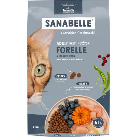 BOSCH Sanabelle Adult Forelle Katzenfutter 8kg