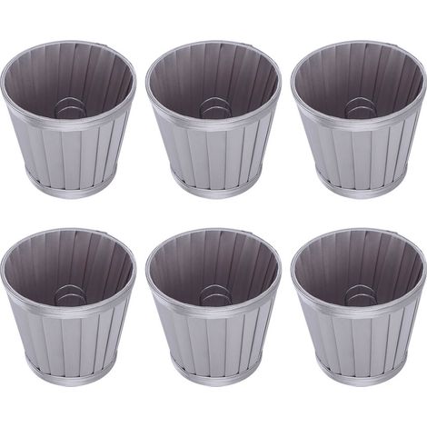 6-teiliges Lampenschirm-Set aus Stoff für E14-Glühbirnen an Kronleuchtern und Wandleuchten (1/5)