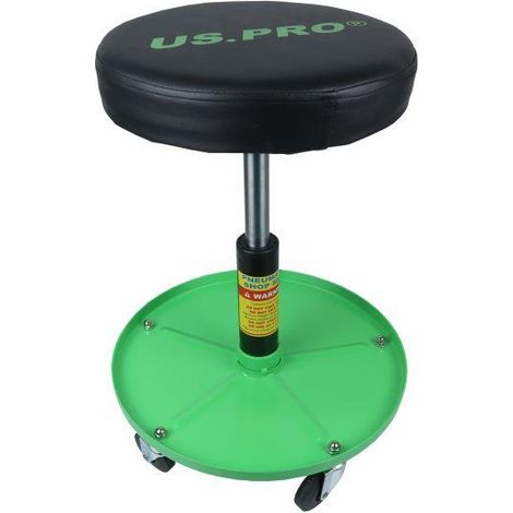 US PRO MECHANICS CREEPER SEAT ROLLING STOOL CHAIR TROLLEY PADDED GARAGE 5061