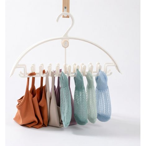 Cintre a pinces pour chaussettes et sous-vetements – support