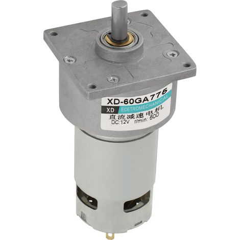 35-W-Mikro-Gleichstrom-Metallgetriebemotor, Drehzahlregelung, Rechts-/Linkslauf (12 V, 600 U/min) (1/5)