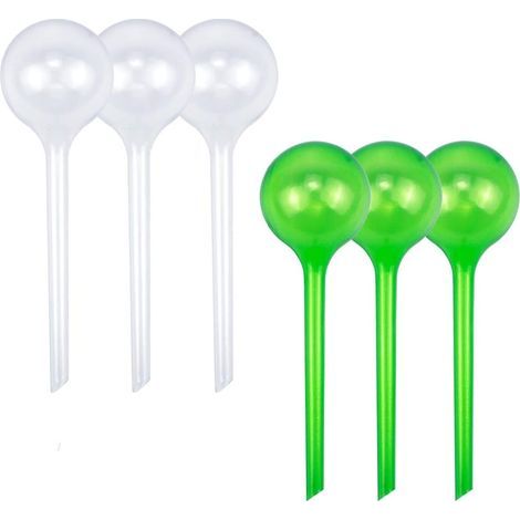 6 Pièces Globes d'arrosage, Automatique Bulbes d'Arrosage Goutte à Goutte, Kits d'irrigation Matériel d'arrosage Automatique pour Plantes (1/5)