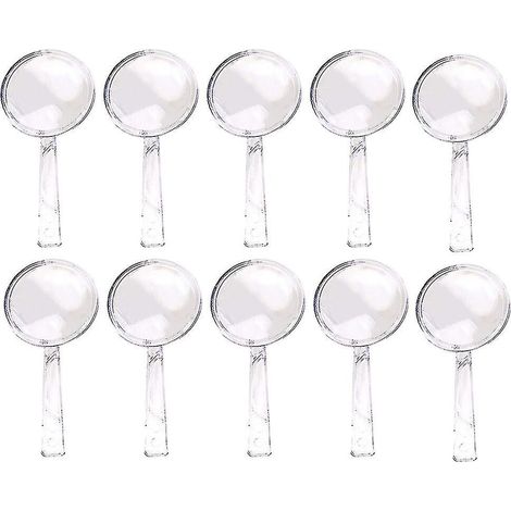 Lot de 24 loupes de 42 mm, petites loupes portatives pour expériences (1/4)