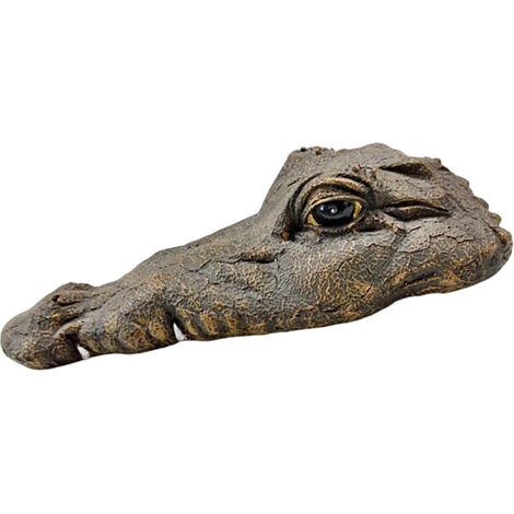 Sculpture d'alligator flottant simulé étang d'alligator-251228