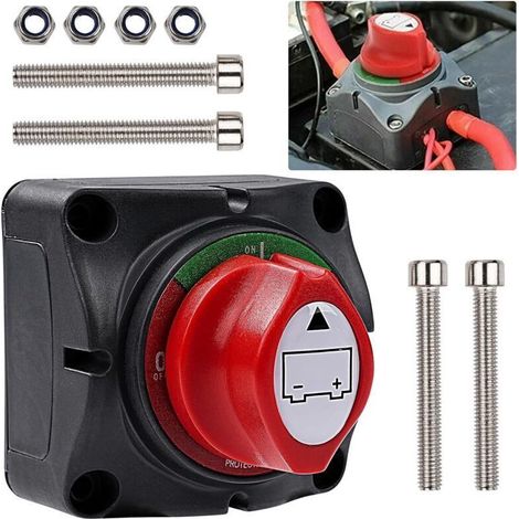 Interrupteur Sectionneur Batterie 12V 48V 275A Coupe Circuit pour Voiture Bateau Camion Tracteur (1/3)
