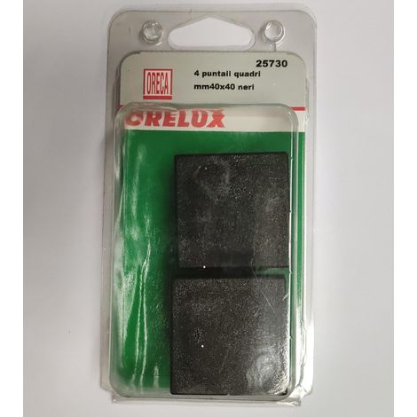 ORECA - PUNTALI QUADRI 40X40MM NERI PZ4